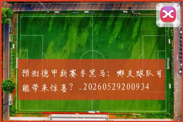 预测德甲新赛季黑马：哪支球队可能带来惊喜？_20260529200934
